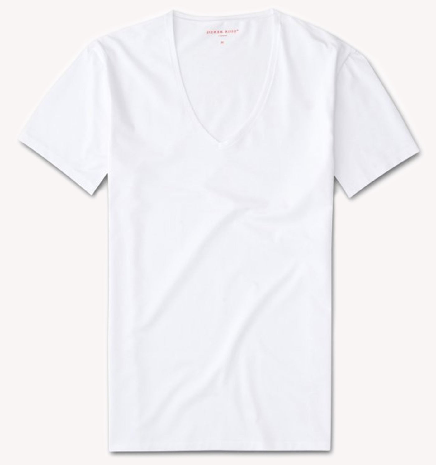 Derek Rose Jack Underwear V-Neck T-Shirt in White